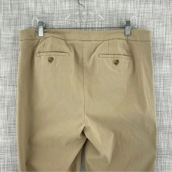 Lane Bryant Size 16 Women's Tan crop pants 0397 - Picture 5 of 7